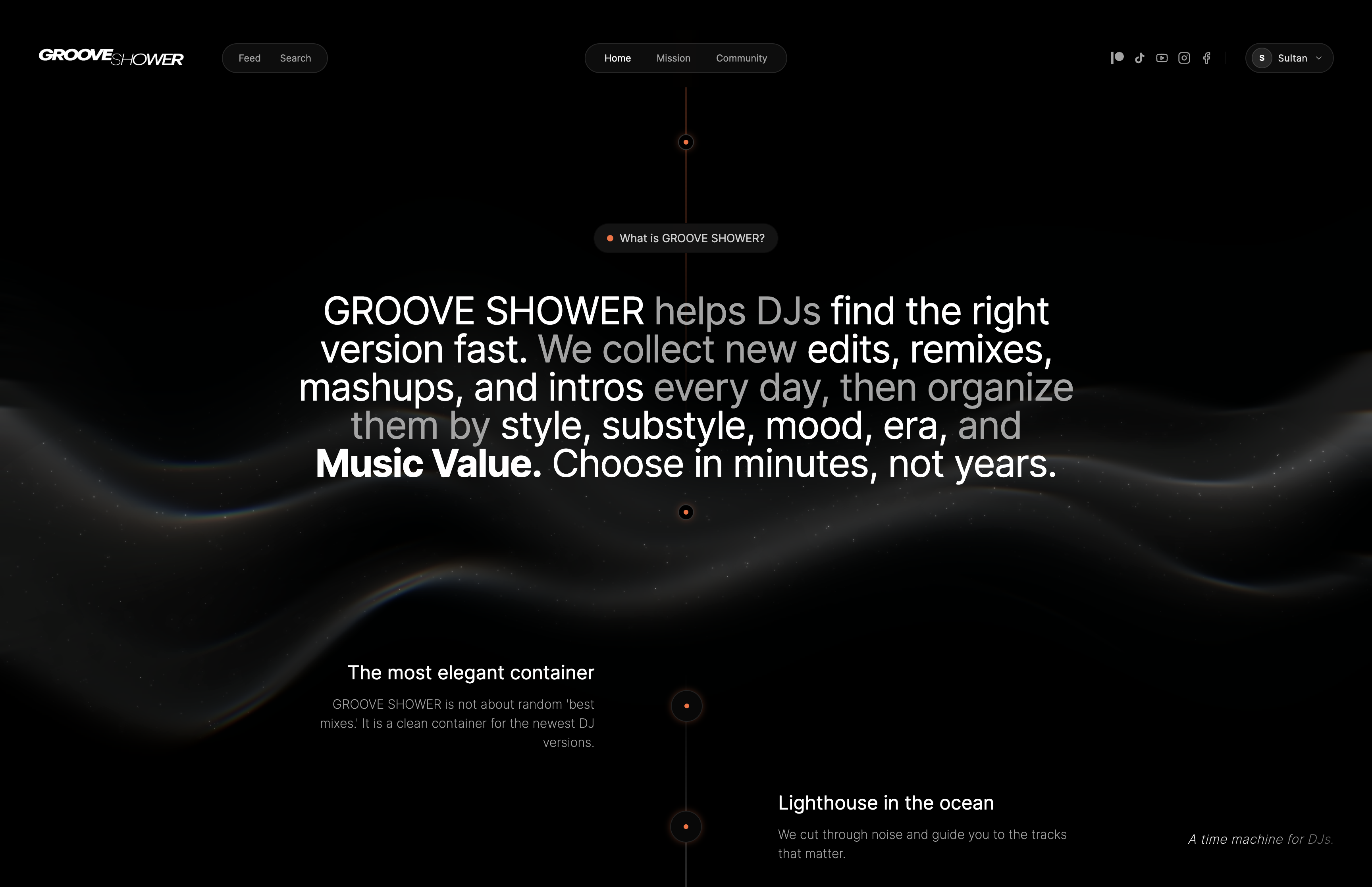 GrooveShower discovery state one